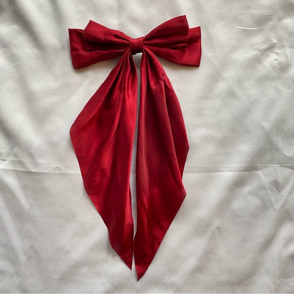 Chiffon Bow Hair Clip Classic Colors - Picture 5 of 12